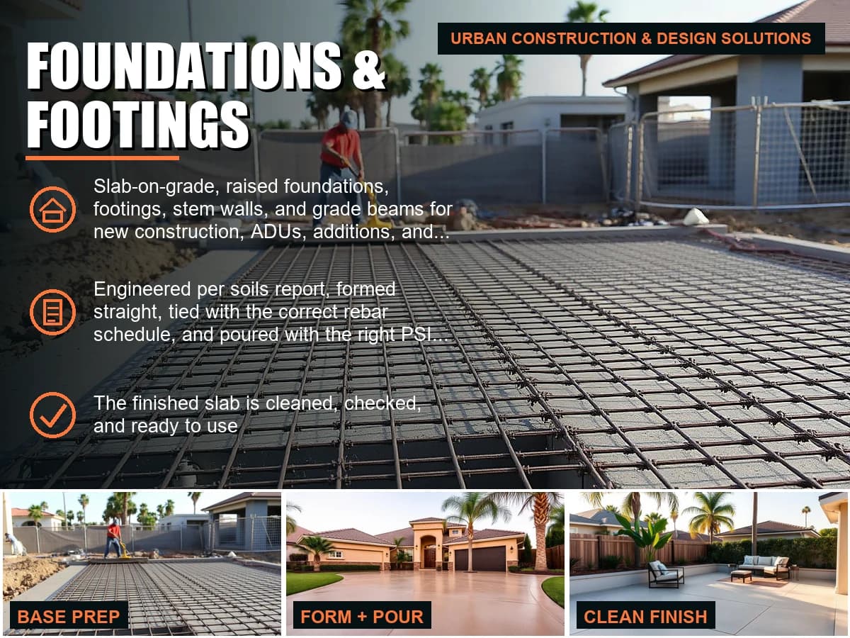Foundations & Footings