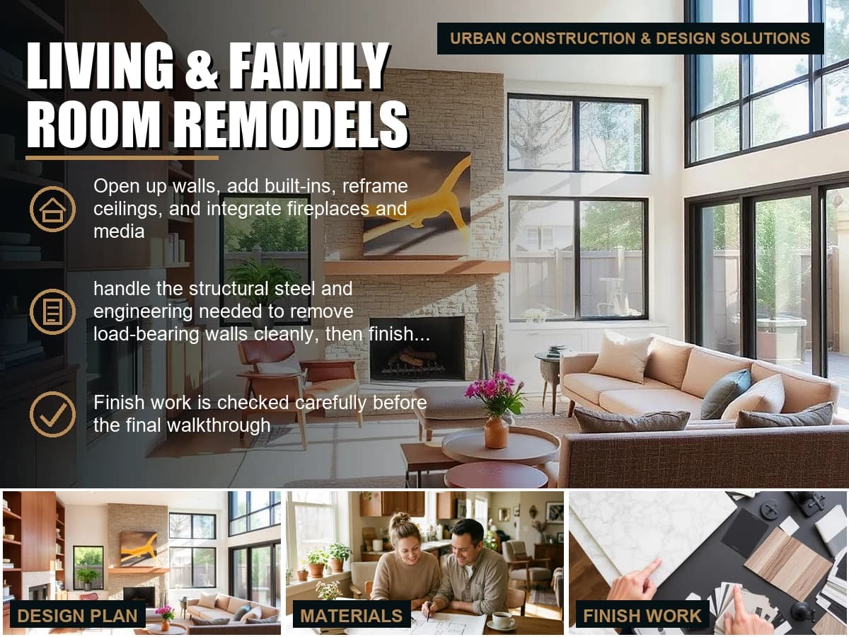 Living & Family Room Remodels