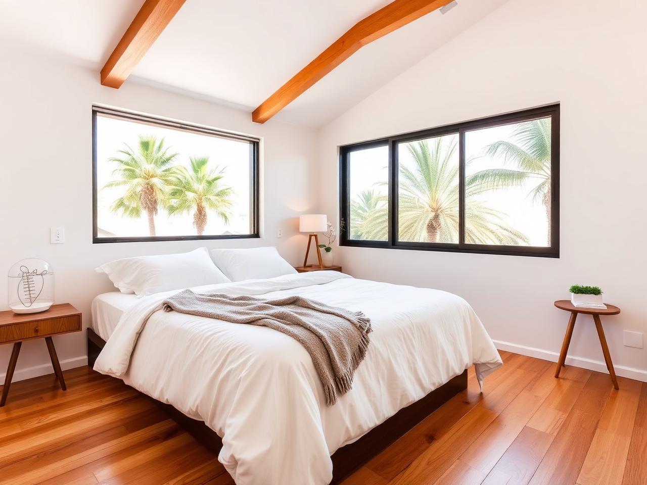 Comfortable ADU bedroom ready for long-term rental