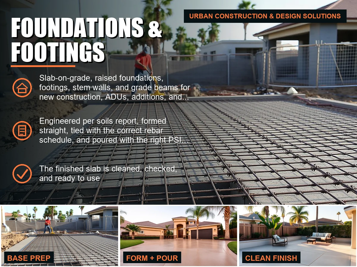 Foundations & Footings