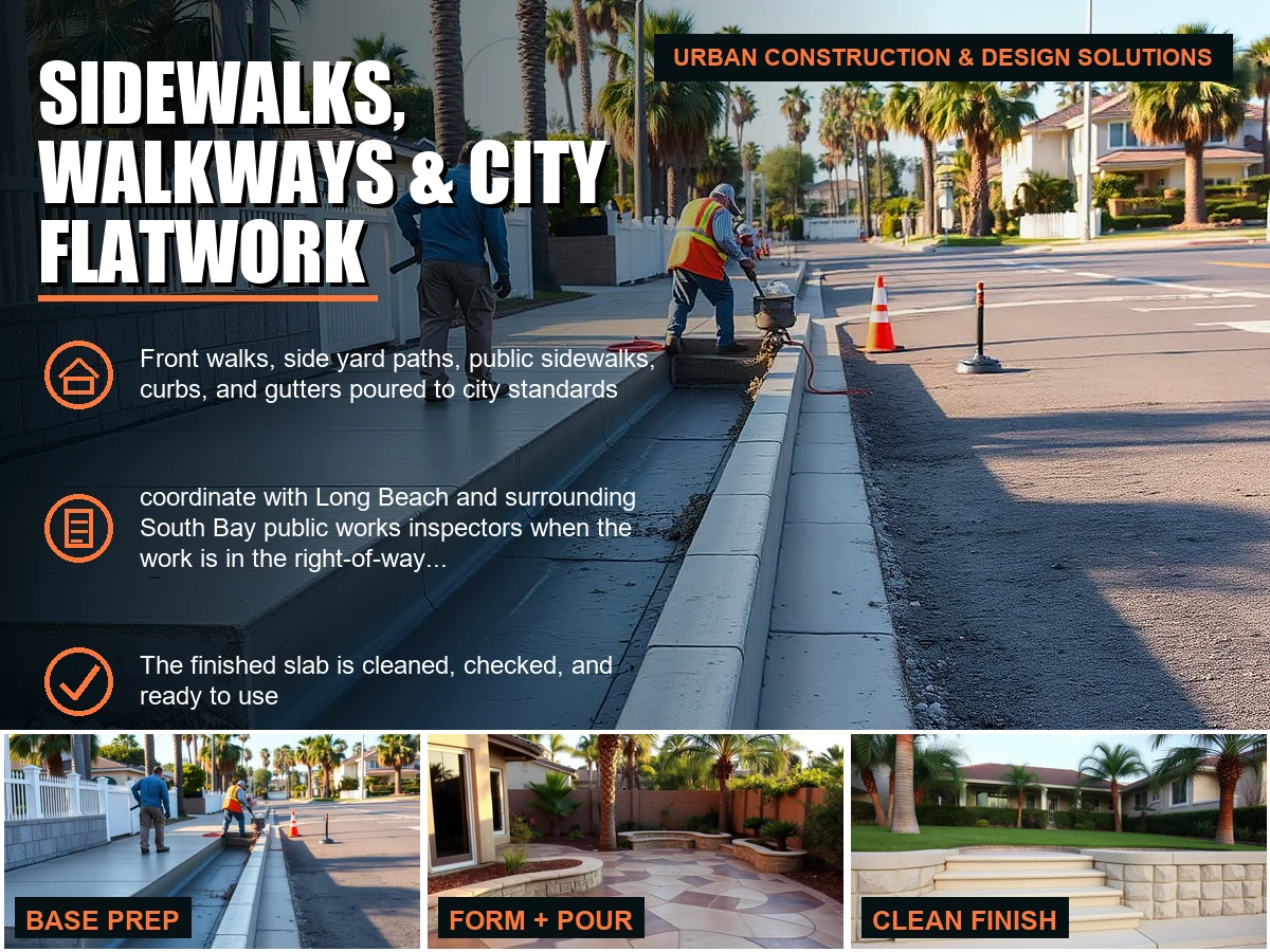 Sidewalks, Walkways & City Flatwork