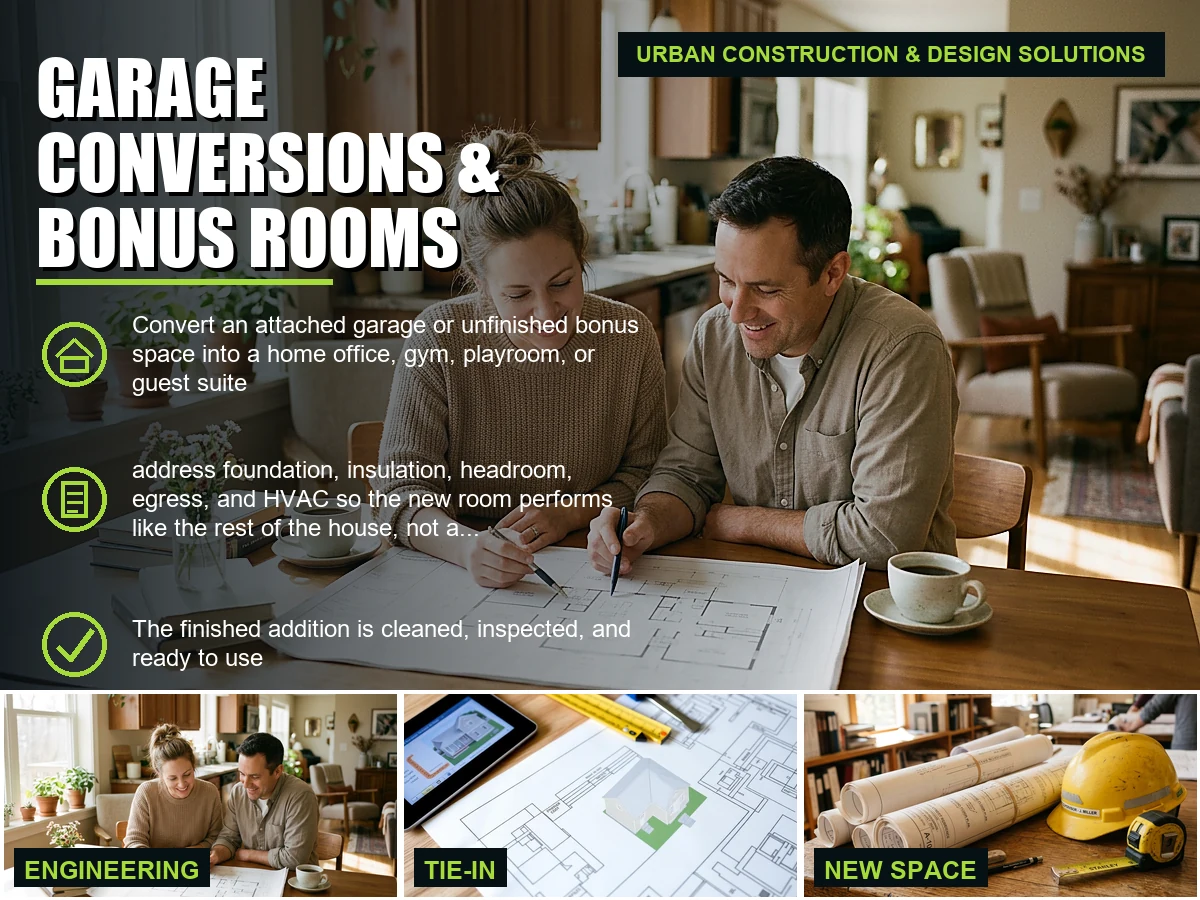 Garage Conversions & Bonus Rooms