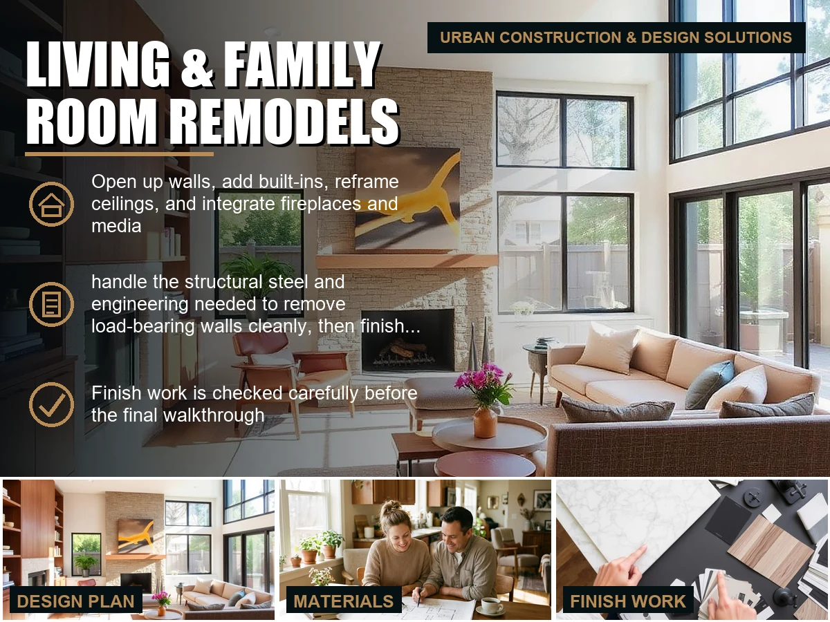 Living & Family Room Remodels